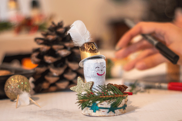 Construction collage du Père Noël