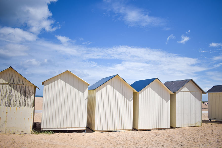 Ouistreham - Beach cabins
