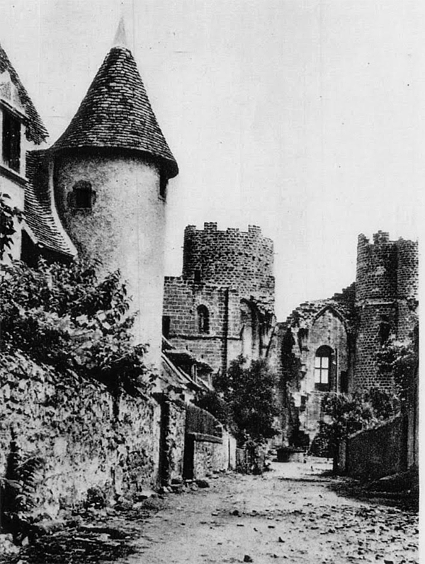 Les ruines du château