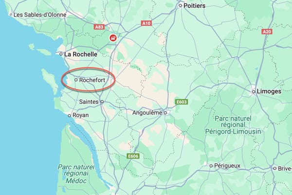 Google Maps Rochefort