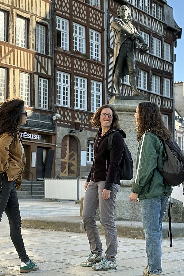 Rennes - Balade avec Caroline