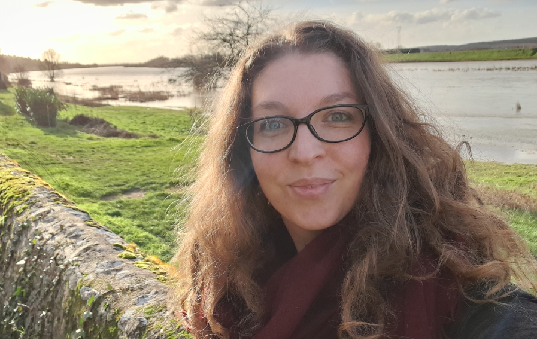 Claire en bord de Loire Aprés l'effort, le réconfort...